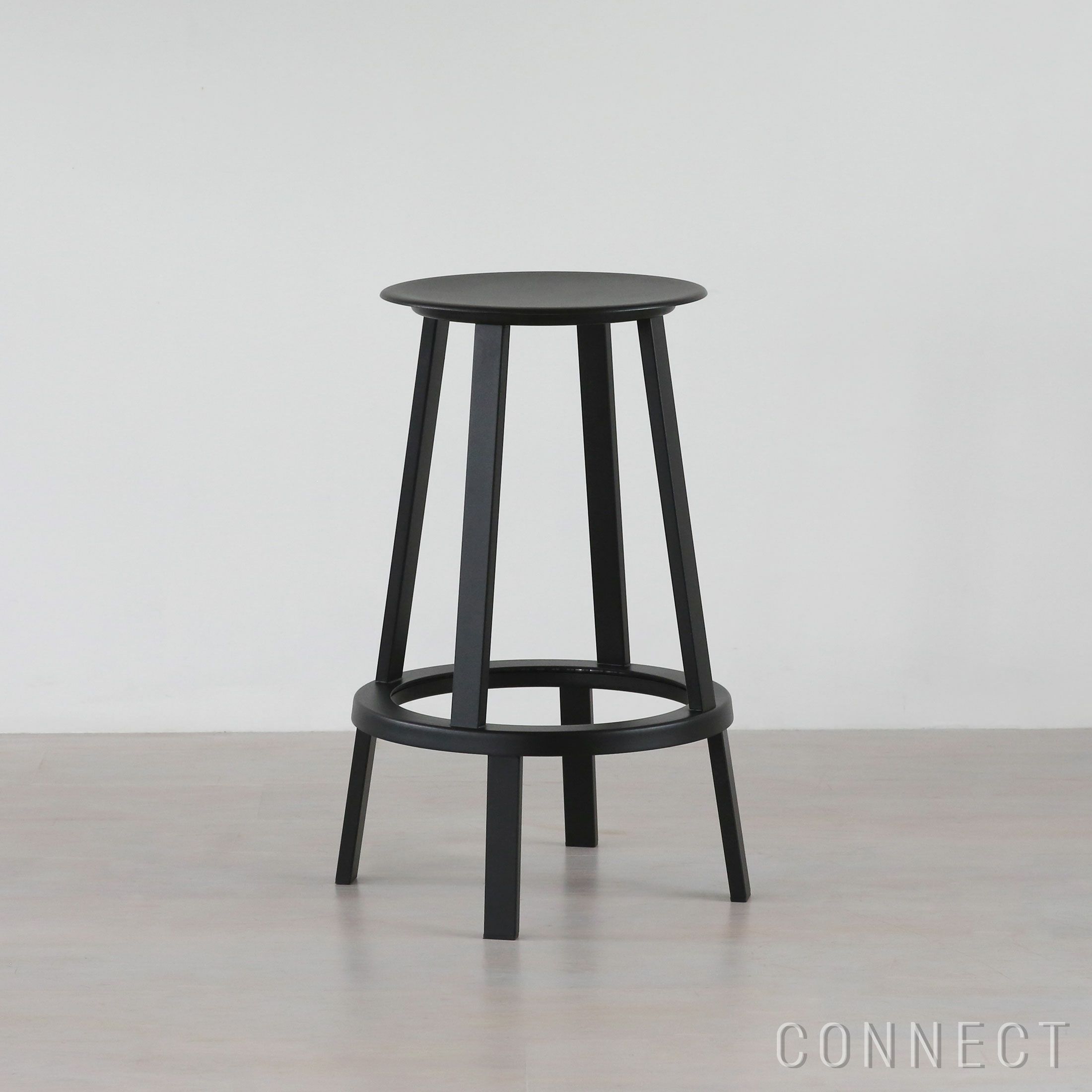 HAY（ヘイ） / REVOLVER BAR STOOL LOW（リボルバー） / ブラック