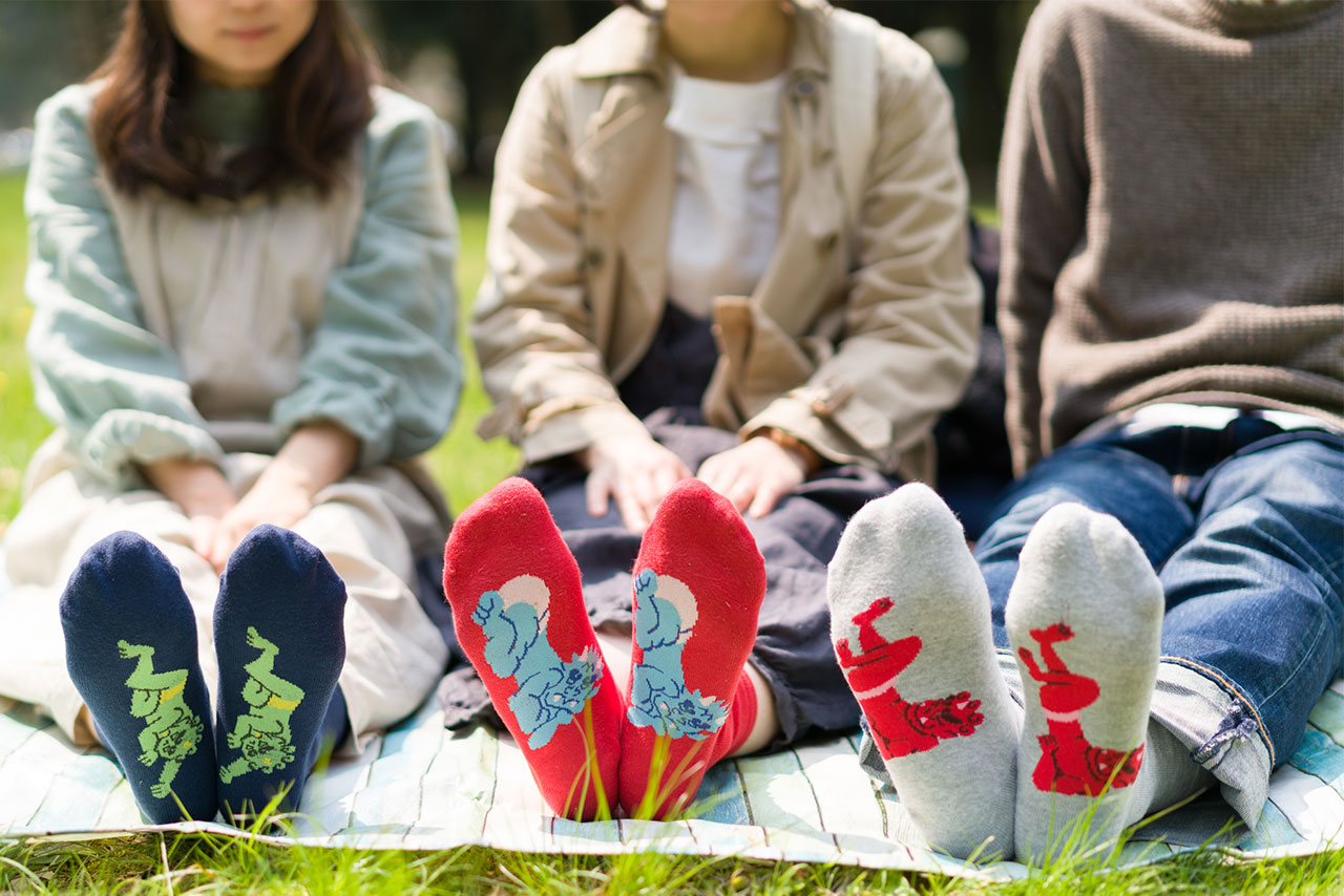 仏下−ぶつした−邪鬼ソックス mash-btj-001 conaran