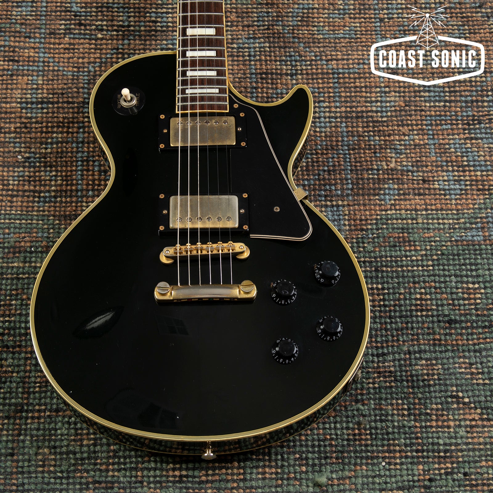1989 Burny RLC-60 Les Paul Custom Black Beauty made in Japan