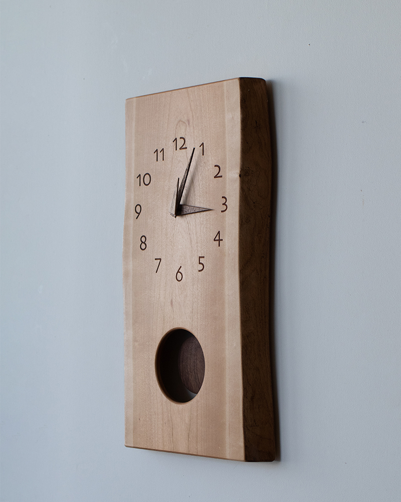 木の振り子時計mimi 山桜5 mori to kurasu | cocochi ｜ 家具と服と