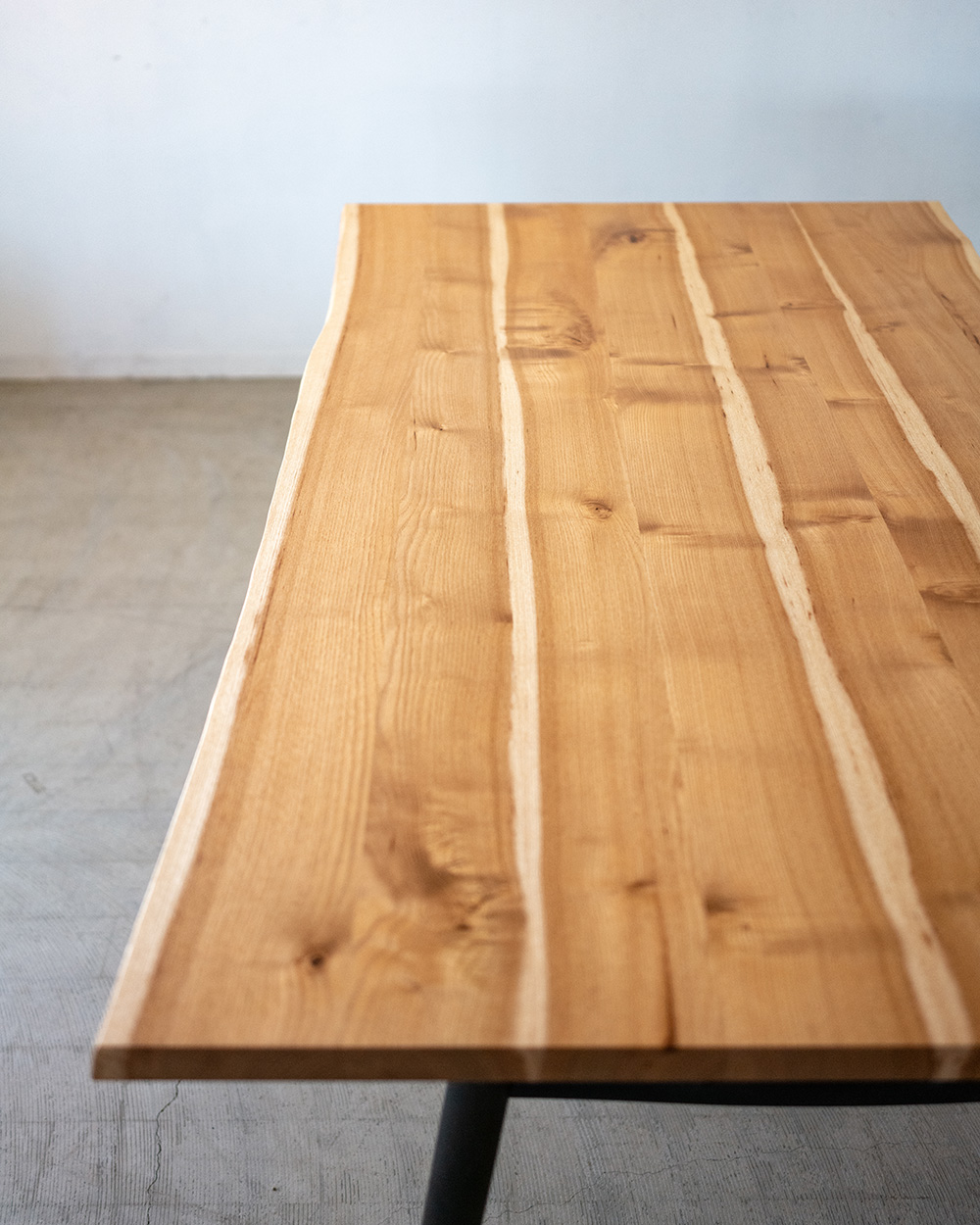 ONLY ケンポナシ(4) 耳付きハギテーブル天板W1500 ONLY［送料込み価格