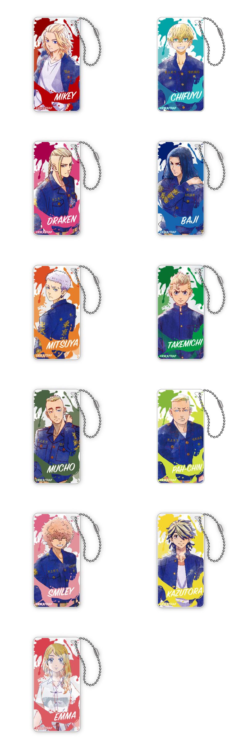 東京リベンジャーズ「ペイント柄ver.」東京卍會のグッズ 10月下旬発売!