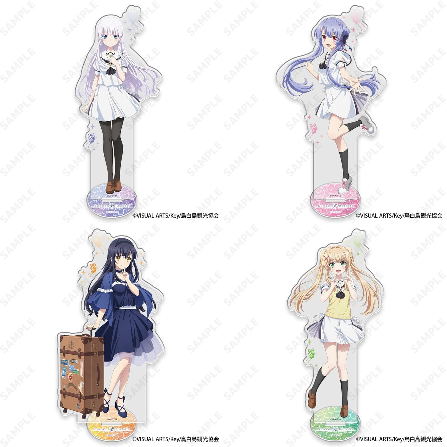 Summer Pockets 鳴瀬しろは達の公式イラスト使用 新作グッズ 9月発売