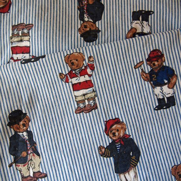 ヴィンテージフラットシーツ（ツインサイズ） 【ラルフローレン