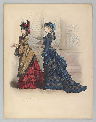 Jules David - Costume plate from Le Journal des Dames et des