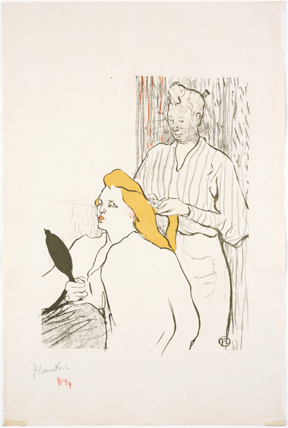 髪結い──自由劇場のプログラム|アンリ・ド・トゥールーズ