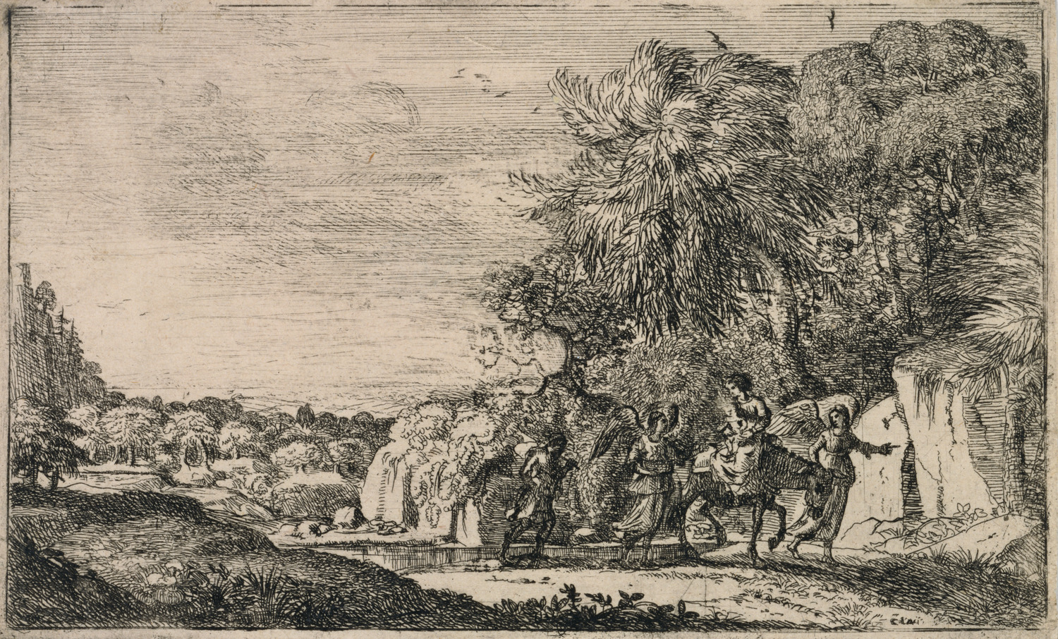 エジプト逃避|クロード・ロラン |所蔵作品検索｜国立西洋美術館