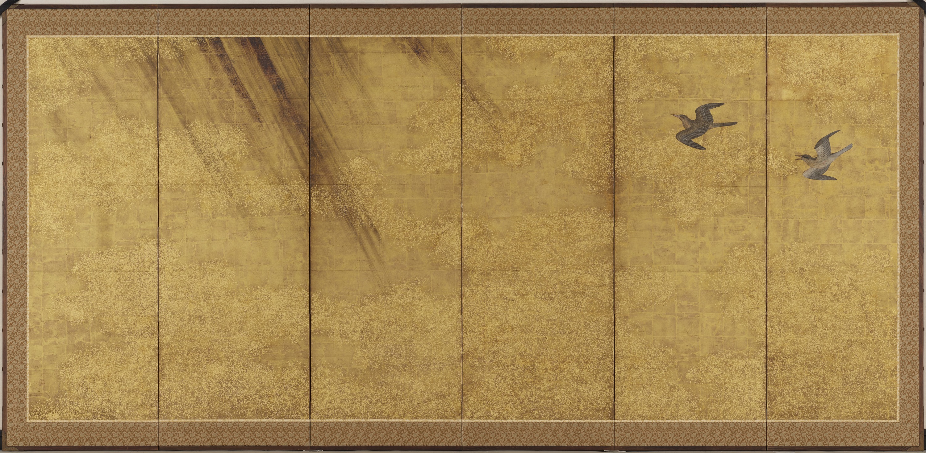 九州国立博物館 | 収蔵品ギャラリー | 鹿ほととぎす図屏風