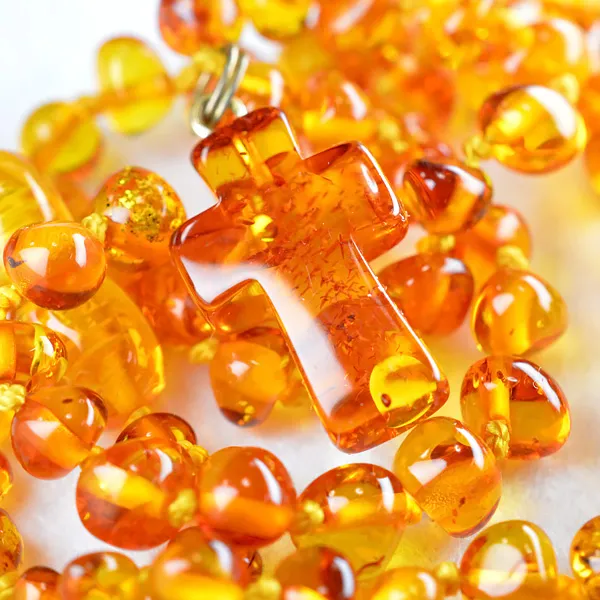 虫入りバルティックアンバー（琥珀） ネックレス No.1【1点もの