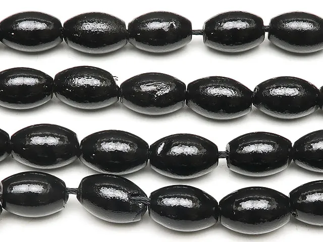 ブラックコーラル（黒珊瑚）ライス 10×6mm【1連販売】 | 天然石専門店