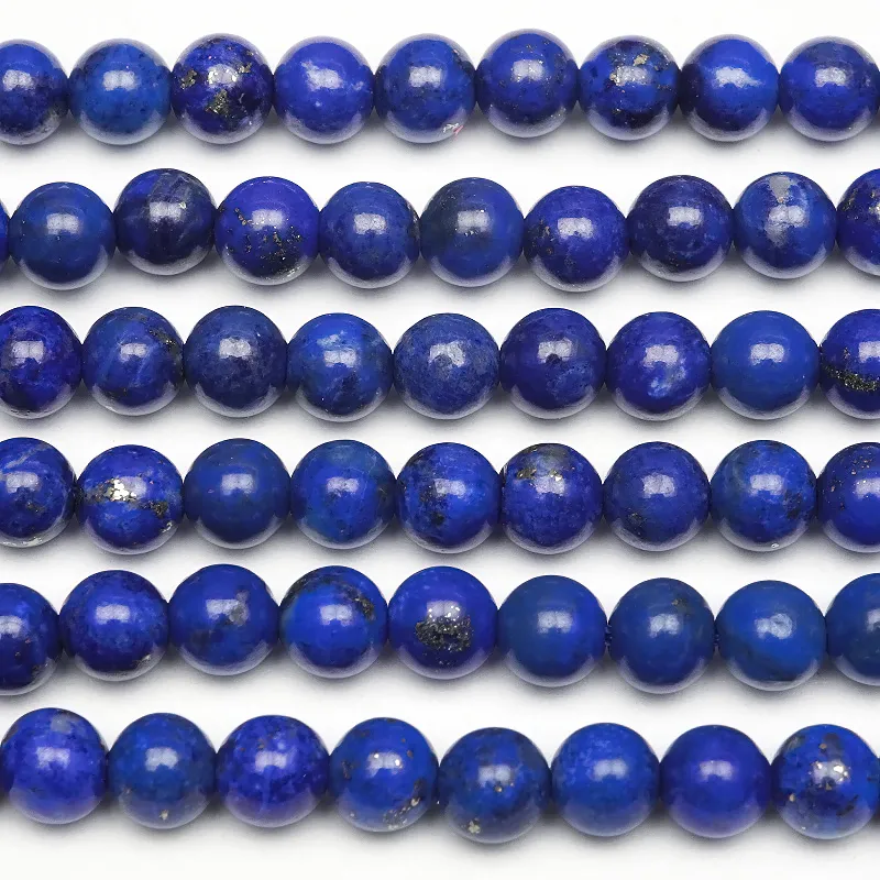 ラピスラズリ 丸玉 4mm【1連販売】 | 天然石専門店カラフルビーズ