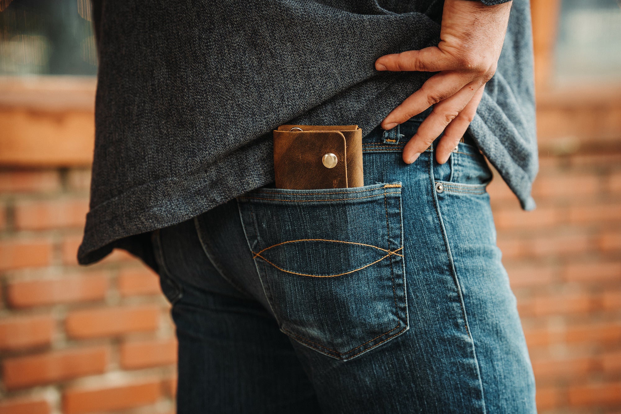 No. 514 - Large Trucker Wallet – ColsenKeane Leather, LLC