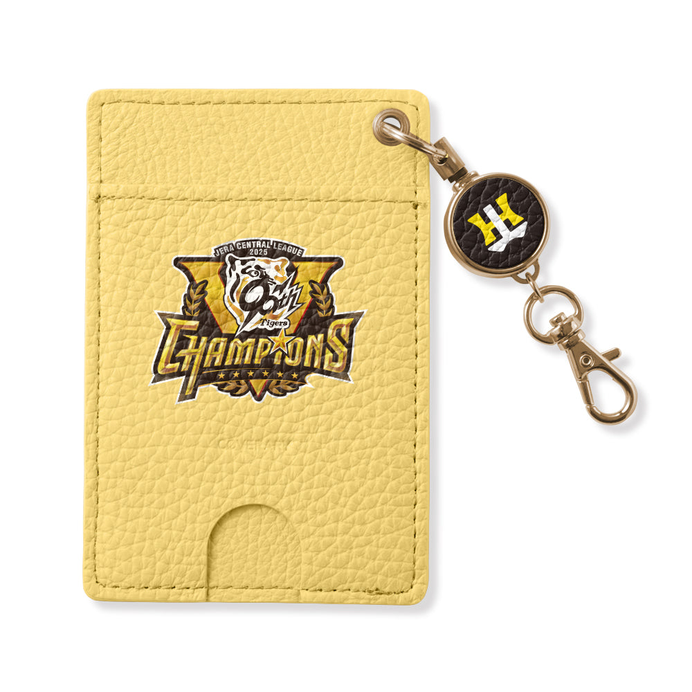 期間限定】阪神タイガース × COVERARY 2025リーグ優勝ロゴ 本革 32色