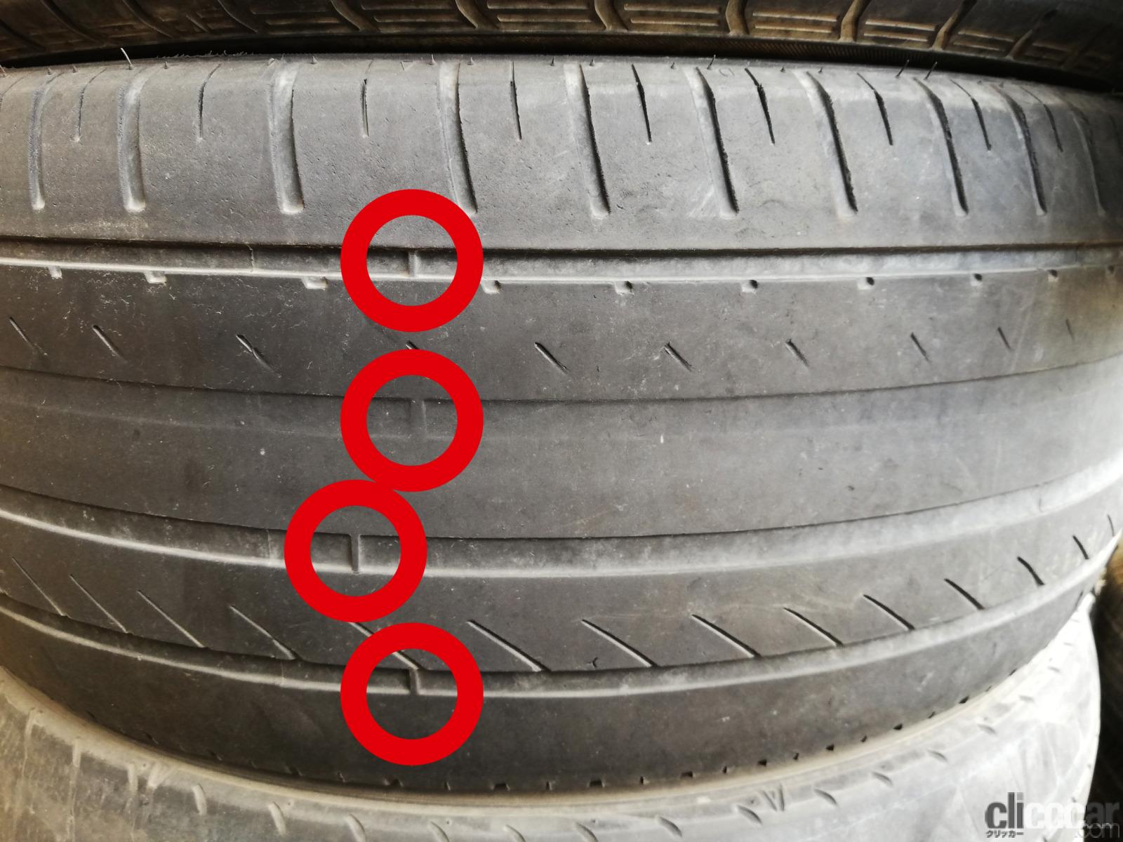 ぶっちゃけタイヤってどれだけ減ったら限界なの？【スリップサインが