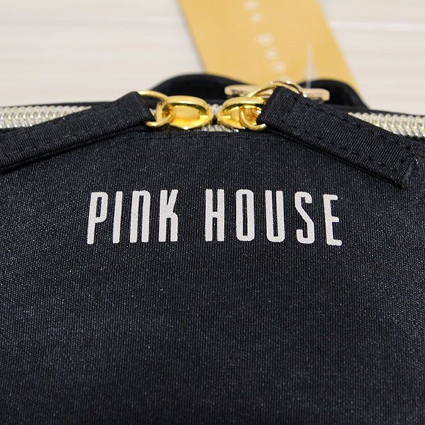 黒ロゴバニティポーチ - ピンクハウス通販｜リサイクルブティックClub