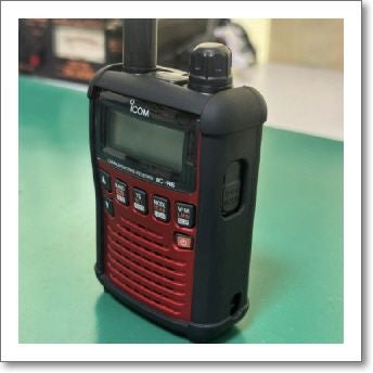 IC-R6メタリックブルー/エアバンドSPVer.2□CQオームオリジナル液晶