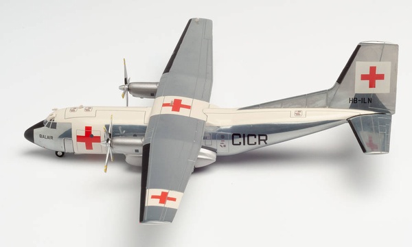570701 Herpa Balair/国際赤十字 C-160 HB-ILN 1:200 – 航空機モデル