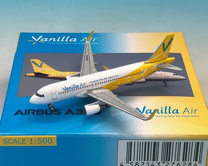 JW50001 Crosswingモデル Vanilla Air バニラエア A320 JA01VA 1:500