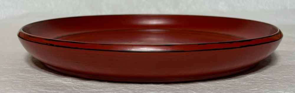 古代根来尺1八卦盆 | うるし工房 錦壽KINJU(山岸厚夫)