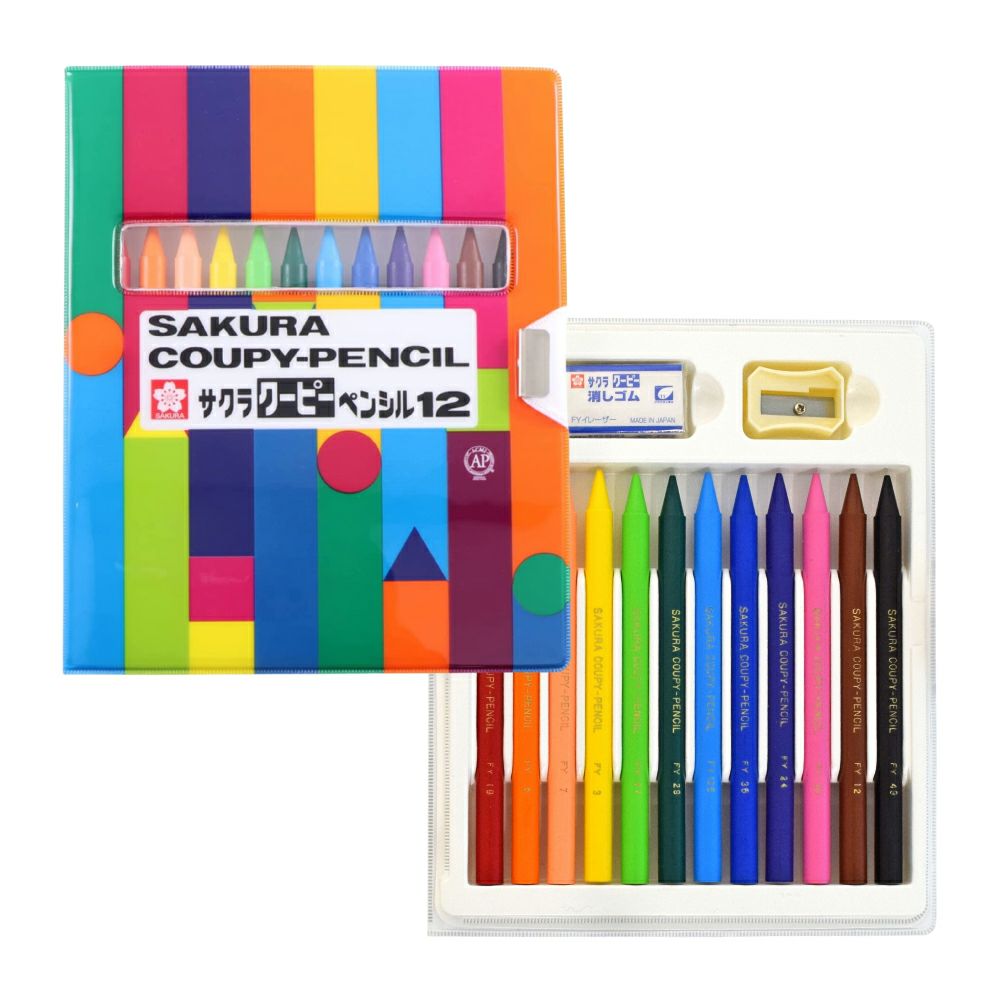 クーピーペンシル30色（缶入） | サクラクレパス OFFICIAL SHOP