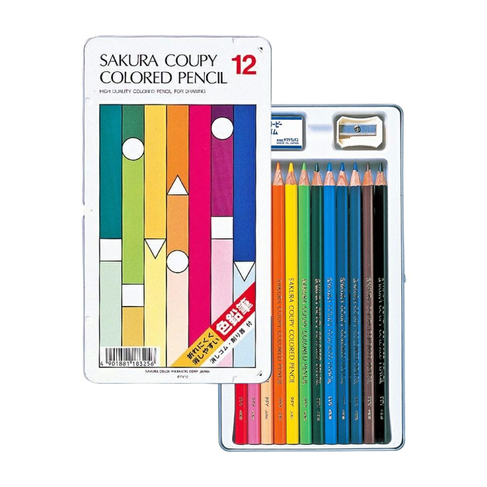 ク－ピ－色鉛筆12色（スタンダ－ド） | サクラクレパス OFFICIAL SHOP