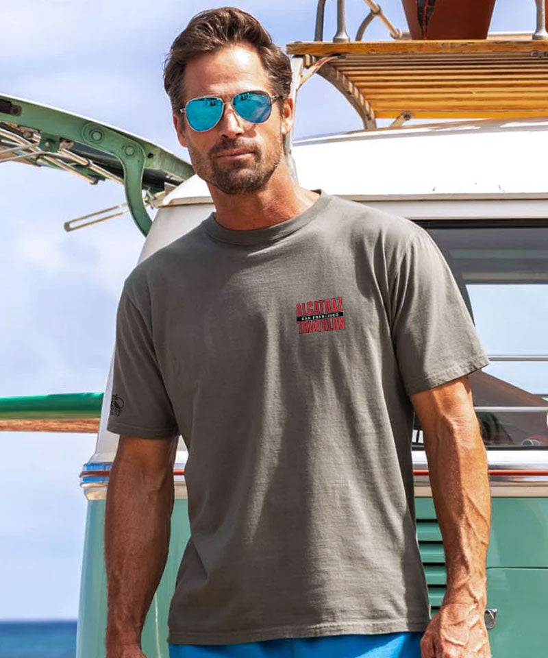 Alcatraz Triathlon - Crater Dyed® Short Sleeve Crewneck T-Shirt