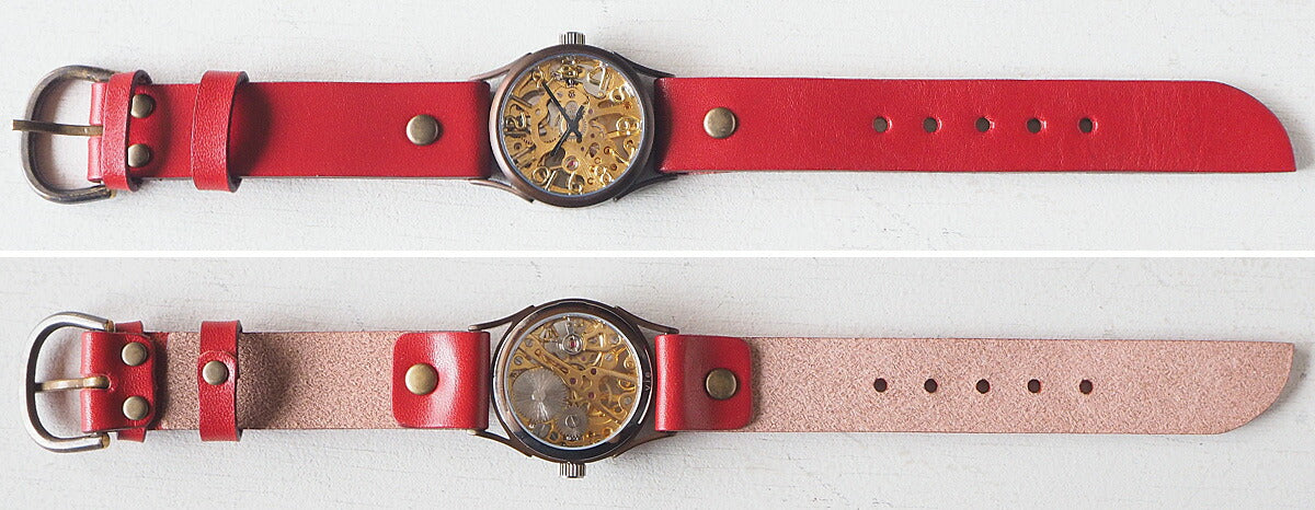 vie（ヴィー） 手作り腕時計 手巻き式 “compact mecha -コンパクト