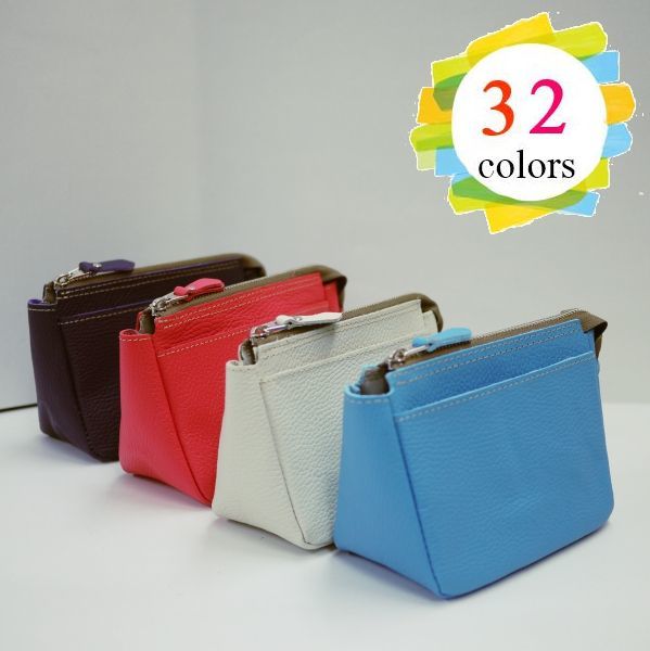 グローブレザー さんかくポーチ - クリームカンパニー原田商店