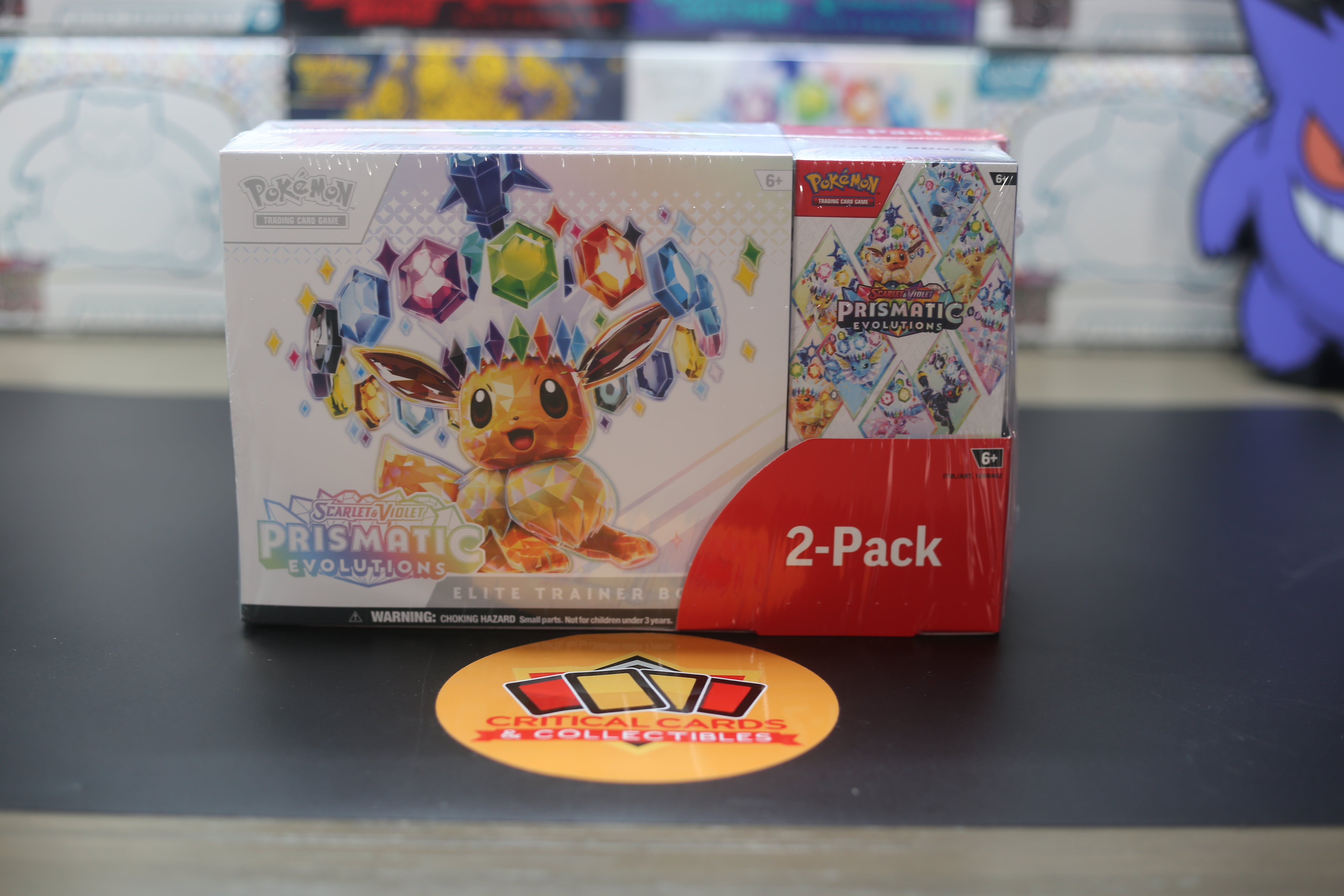 Pokémon Prismatic Evolution Elite Trainer Box + Booster Box Costco