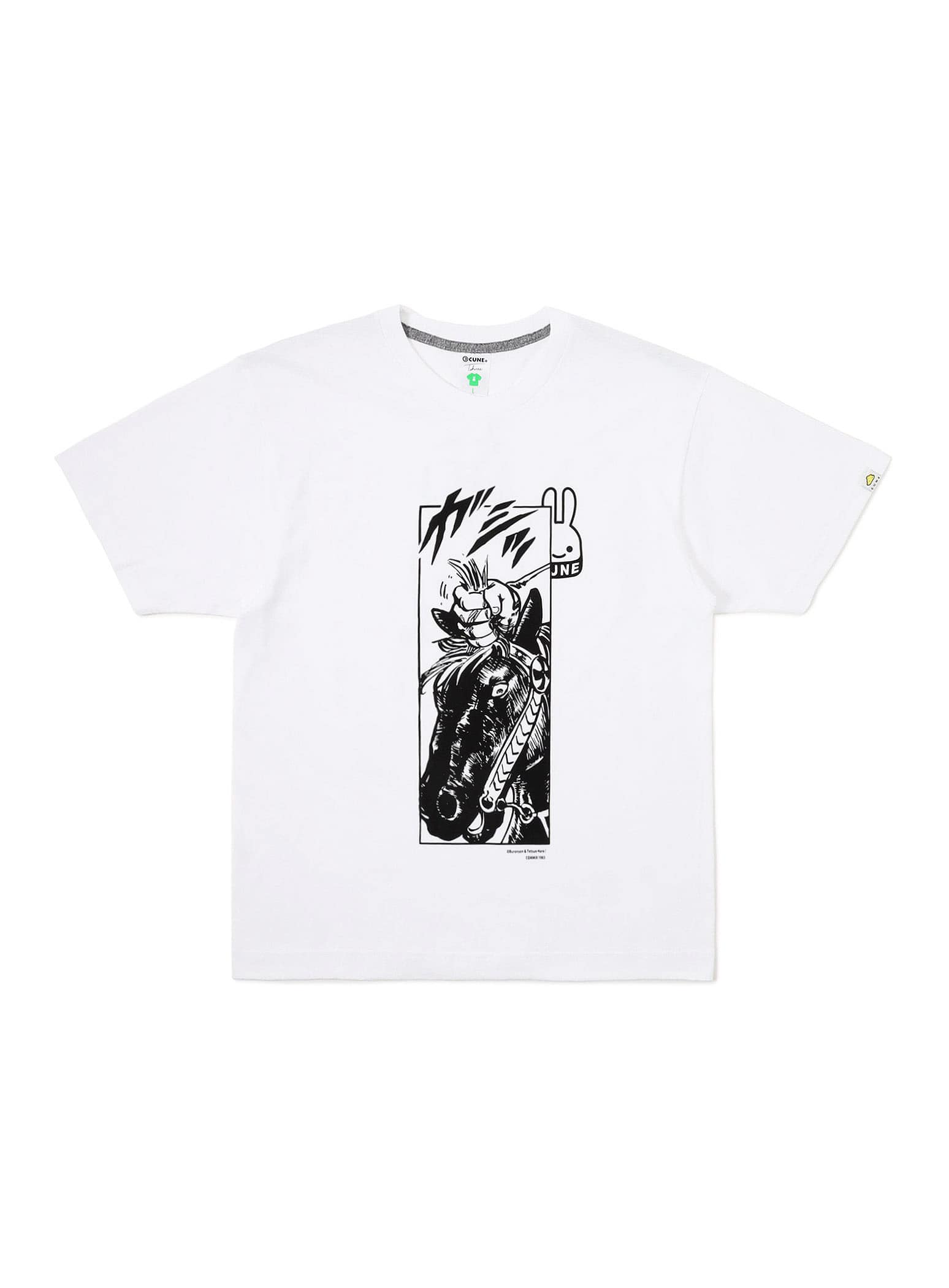 30th ANNIV T-SHIRTS 黒王号 ガシッ｜ウサギがいる｜CUNE ONLINE STORE