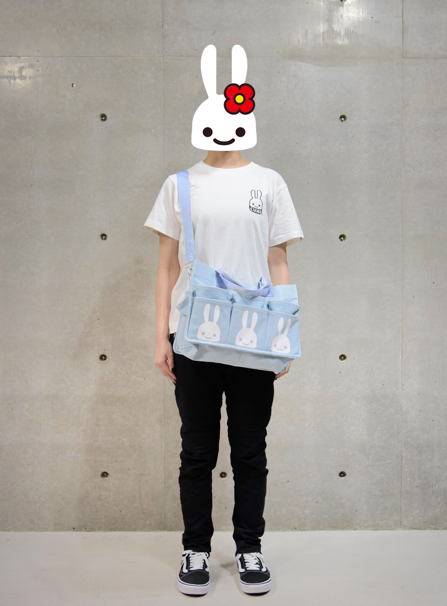 16ポケットショルダーバッグ｜ウサギがいる｜CUNE ONLINE STORE