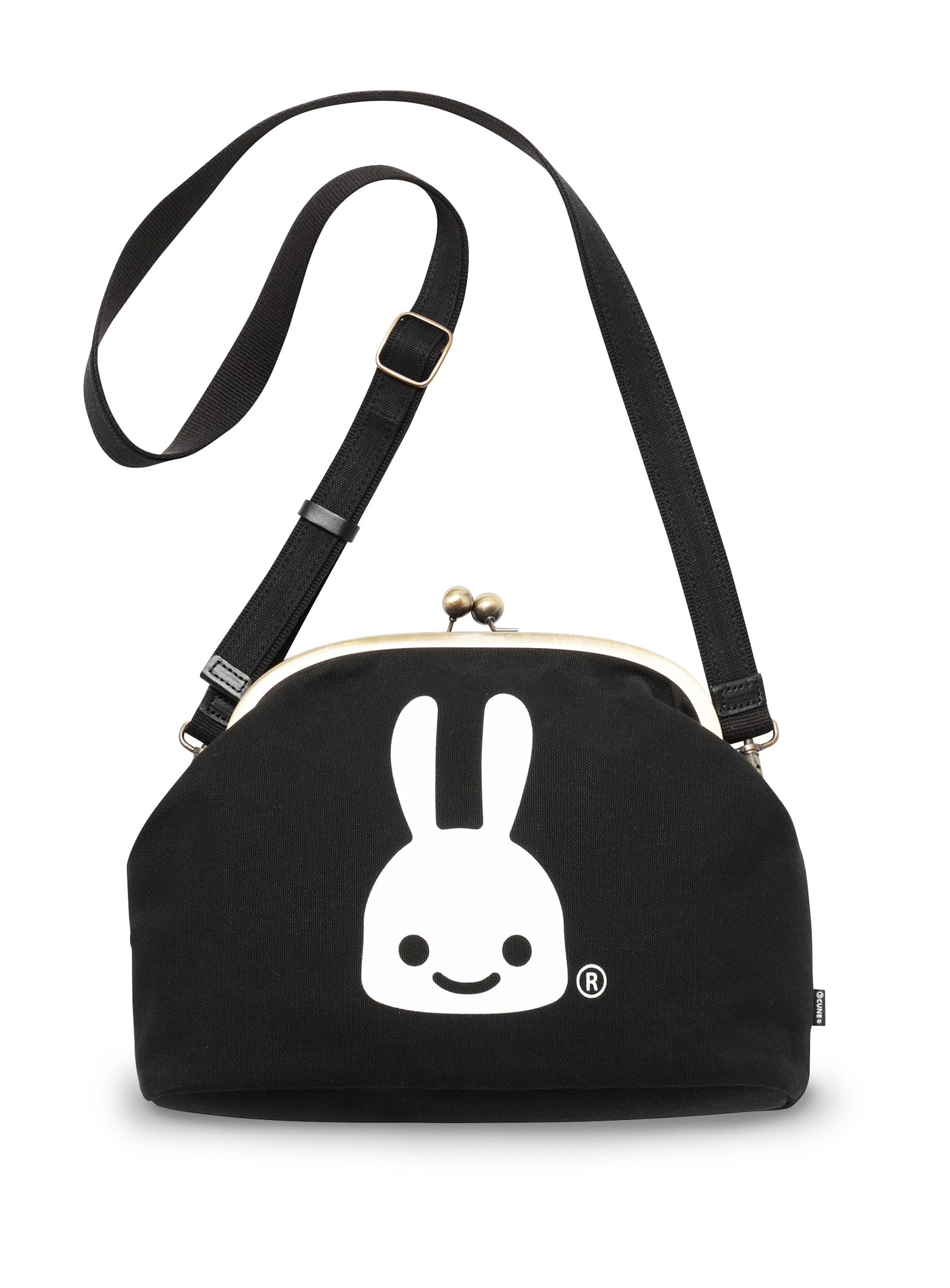 帆布のがま口バッグ｜ウサギがいる｜CUNE ONLINE STORE