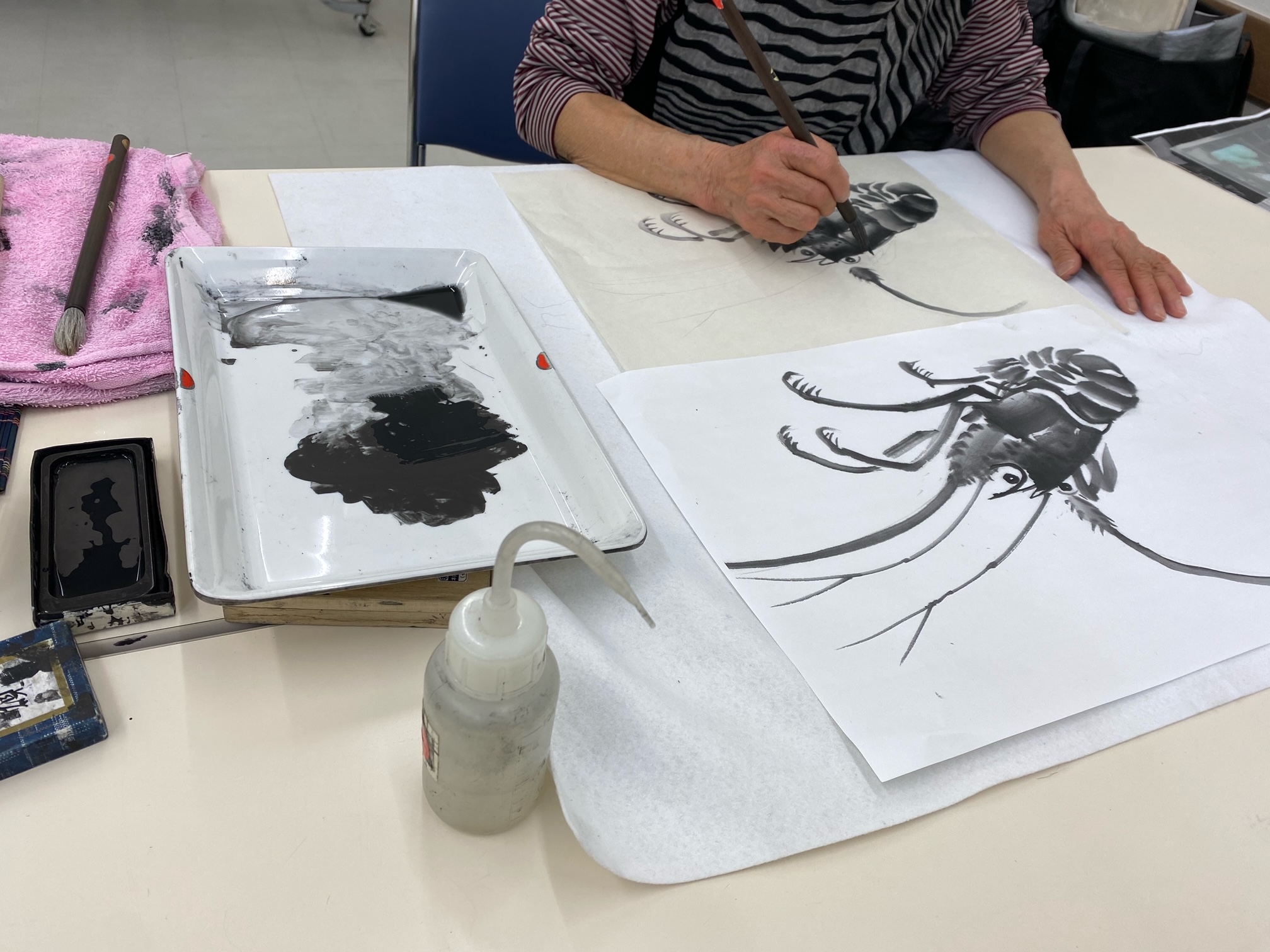 現代センスで描く はじめての水墨画｜戸田カルチャーセンター｜イオン