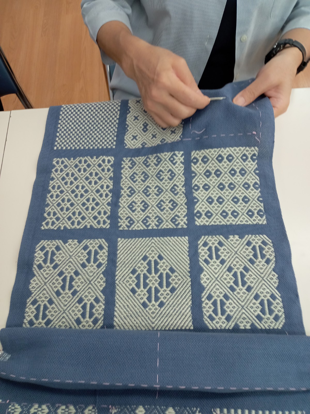 津軽伝統の こぎん刺し｜ヨークカルチャーセンター上永谷｜横浜市港南