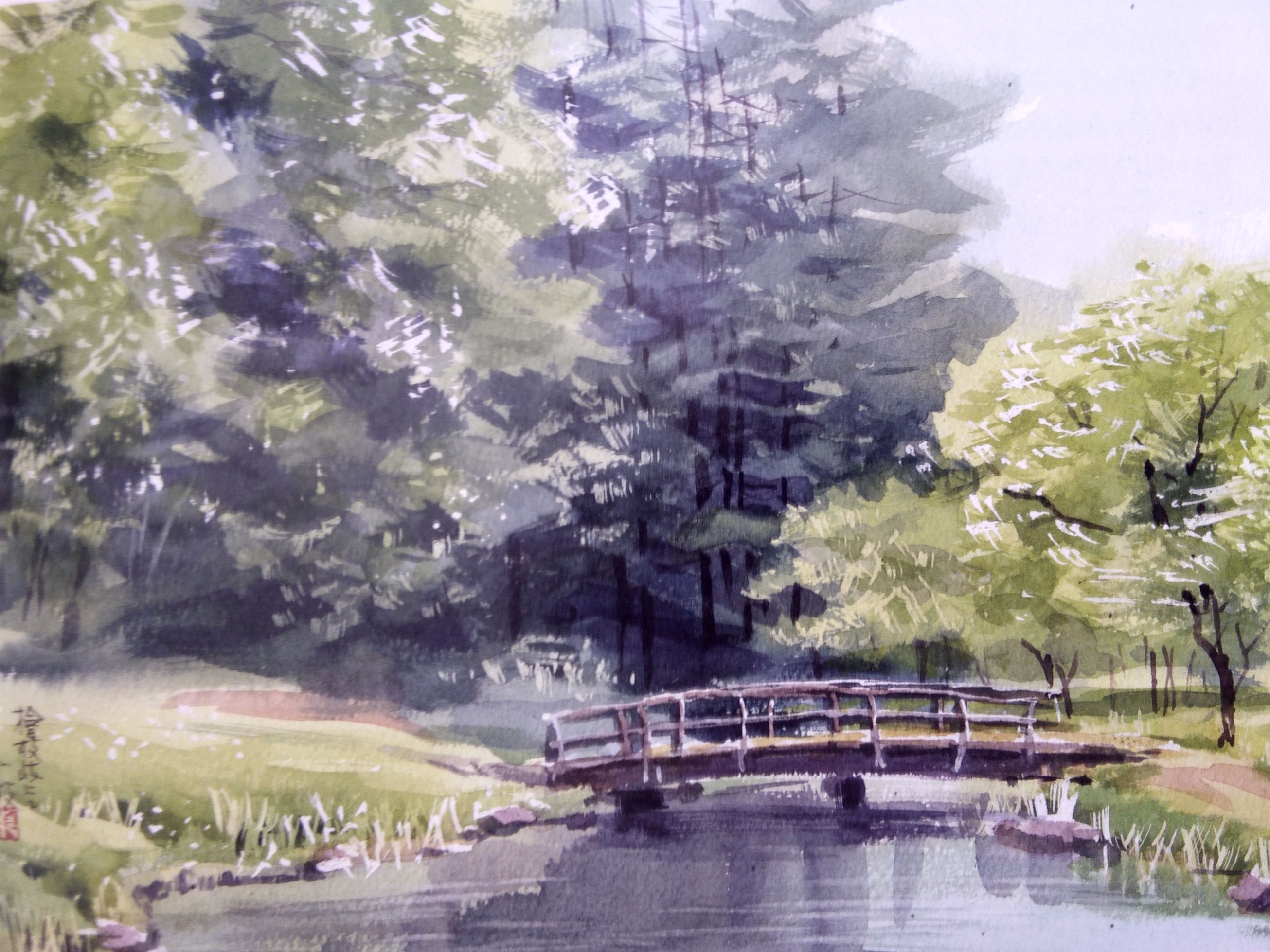 久山一枝の 淡彩スケッチ・水彩画入門｜津田沼カルチャーセンター