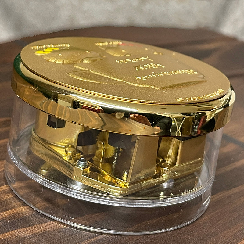 Hello Kitty 50th Music Box・ハローキティ・オルゴール・ゴールド