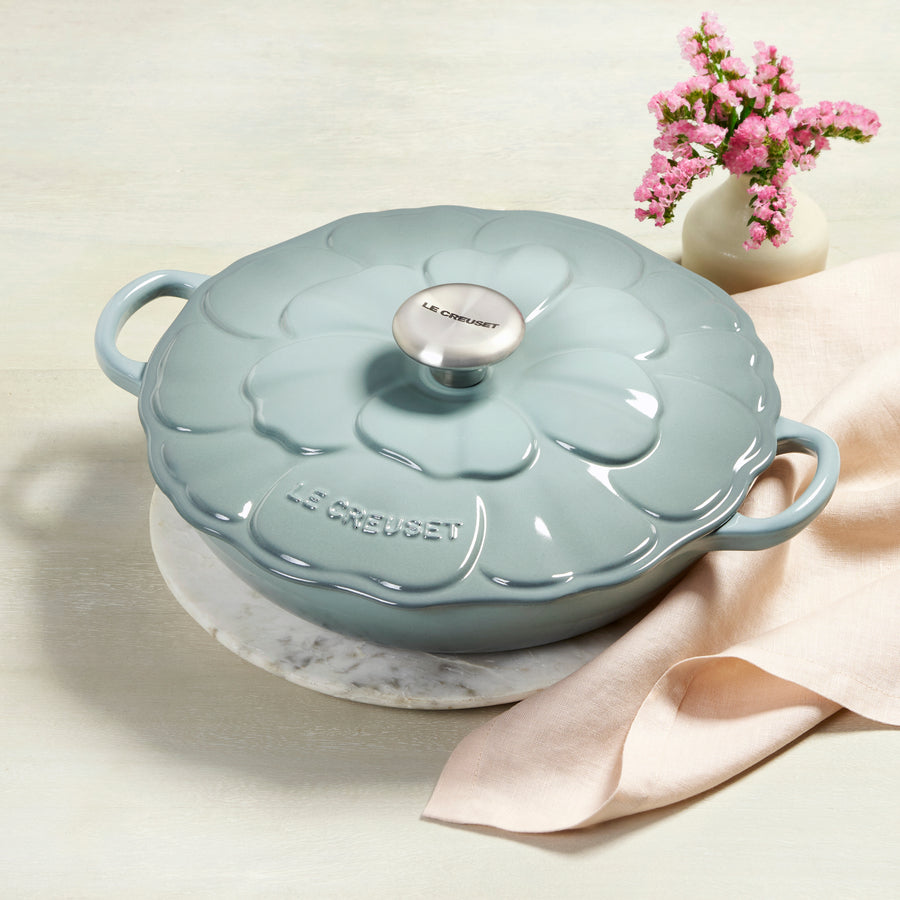 Le Creuset Petal Braiser - 2.25-qt Cast Iron - Sea Salt – Cutlery