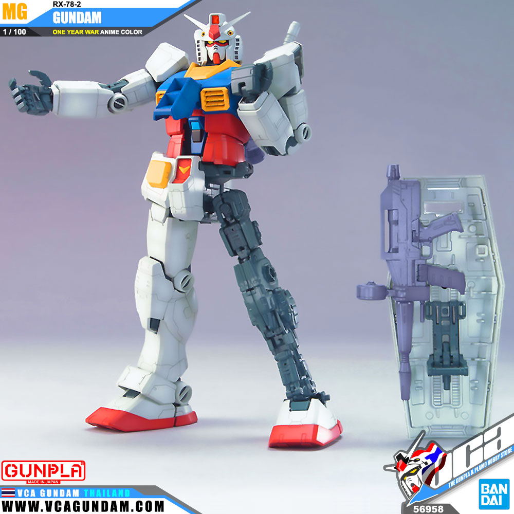 Bandai® MG RX-78-2 GUNDAM (ONE YEAR WAR 0079 VER) ANIME COLOR