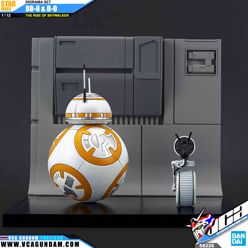 Bandai® Star Wars 1/12 BB-8 & D-O DIORAMA SET : Inspired by