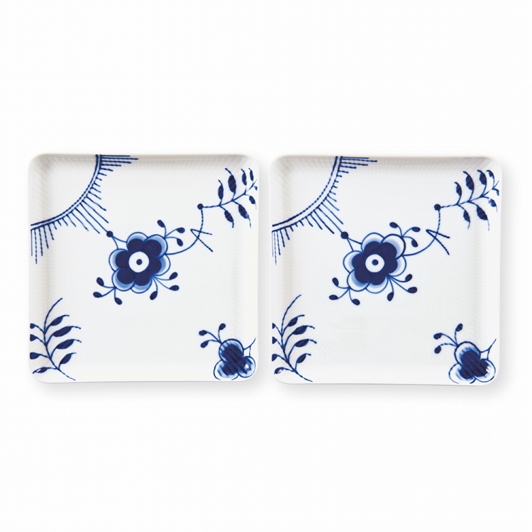 ロイヤルコペンハーゲン ブルーフルーテッド メガ スクエアプレート