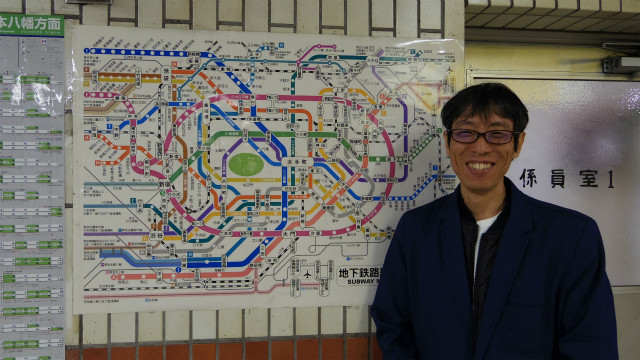 都営地下鉄路線図の大江戸線を丸く表現したひと :: デイリーポータルZ