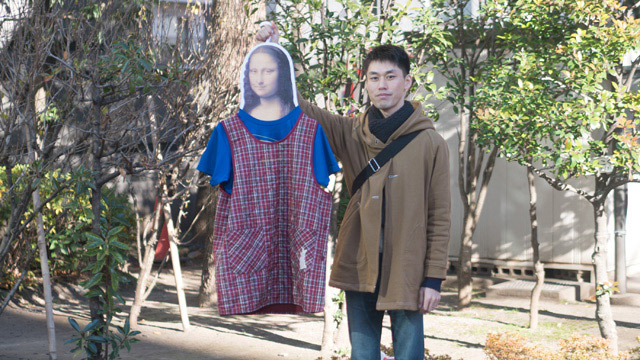 モナリザの顔付きハンガーにはエプロンを掛けろ :: デイリーポータルZ