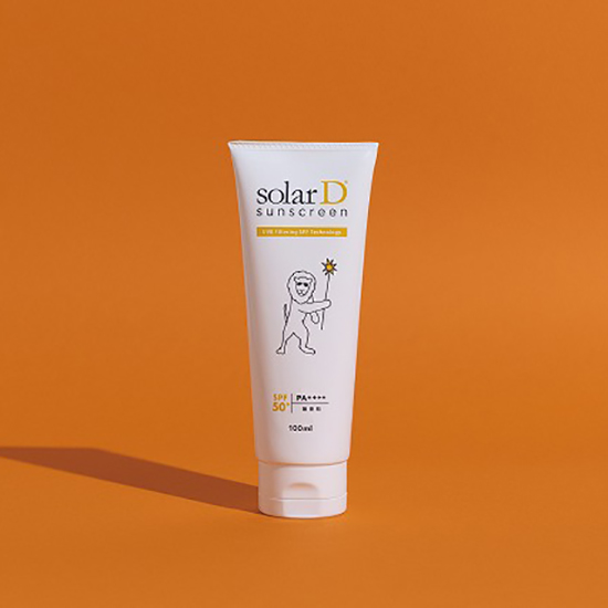 solar D 日焼け止め SPF50 PA++++ 100ml　4本 こども日焼け止め solar D (ソーラーD)100ml