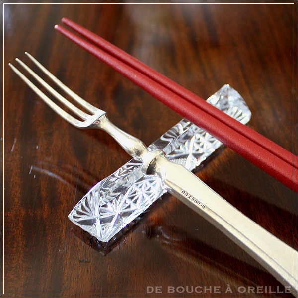 オールドバカラ アンティーク DE BOUCHE A OREILLE / porte-couteau