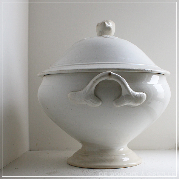 オールドバカラ アンティーク DE BOUCHE A OREILLE / soupière スー