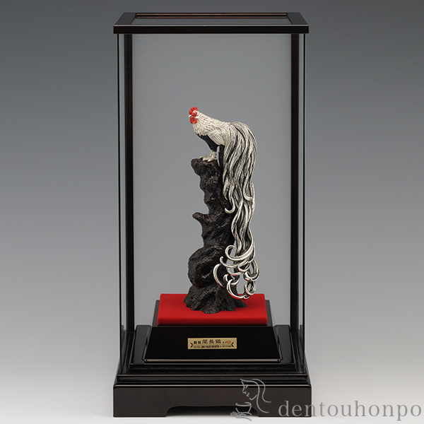 送料無料】 銀製 尾長鶏 LPC 50g / 高級 コレクション 美術品 工芸品