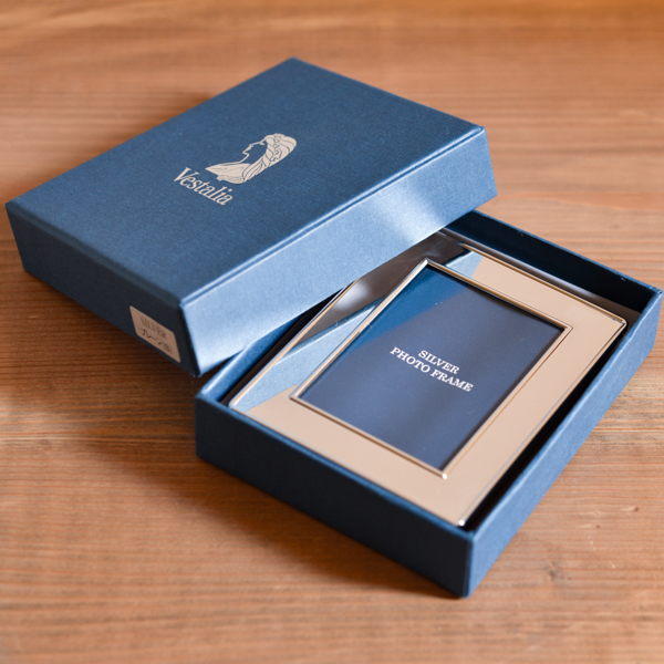 送料無料】 銀製 フォトフレーム プレーン S / 写真立て フォト