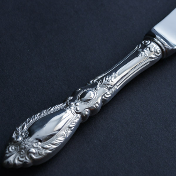 送料無料】 銀製 キングリチャード デザートナイフ / セット ティー