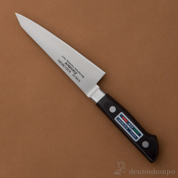 送料無料】 洋包丁 堺菊守 スタンダード（口金付） 骨スキ・角型 1本