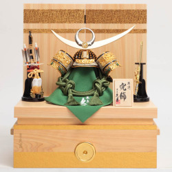 名入れ木札無料】 【送料無料】 五月人形 兜収納飾り 紺糸縅 紫檀 伊達